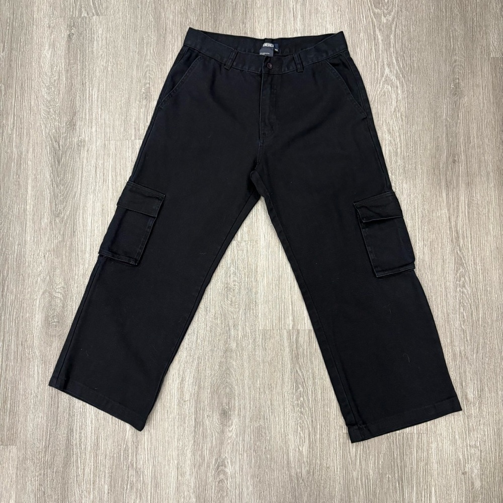Women’s Vintage Black Cargo Pants